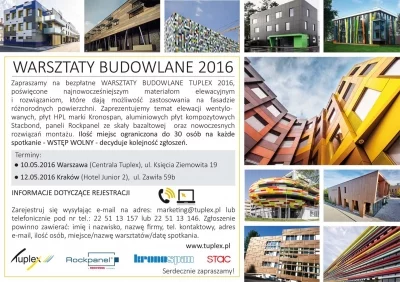 Warsztaty Budowlane 2016 Tuplex
