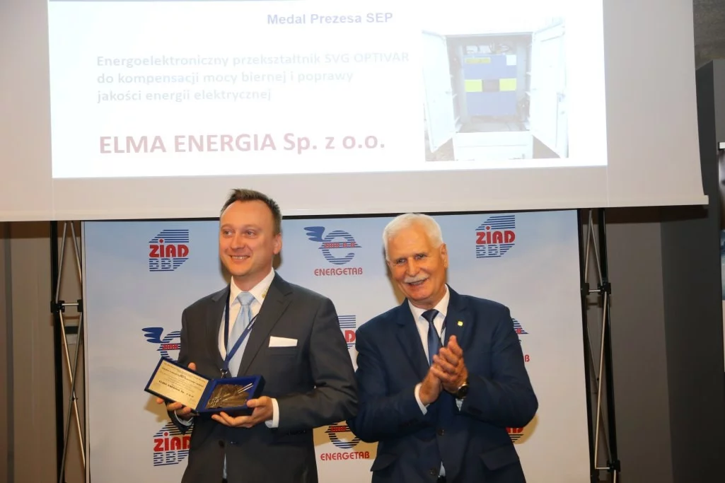 Medal Prezesa Stowarzyszenia Elektryków Polskich zdobyty na Targach ENERGETAB 2019
