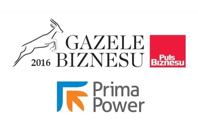 Prima Power z tytułem Gazeli Biznesu 2016