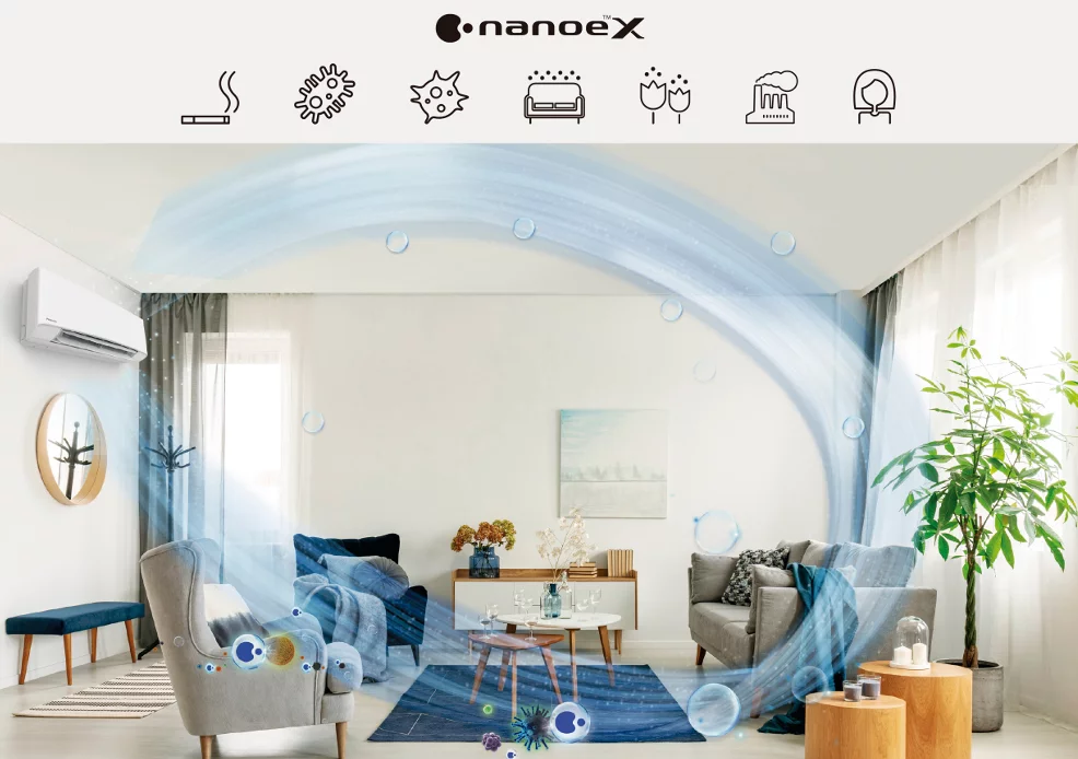 Poprawa jakości powietrza w pomieszczeniach dzięki zaawansowanej technologii oczyszczania nanoe™ X firmy Panasonic