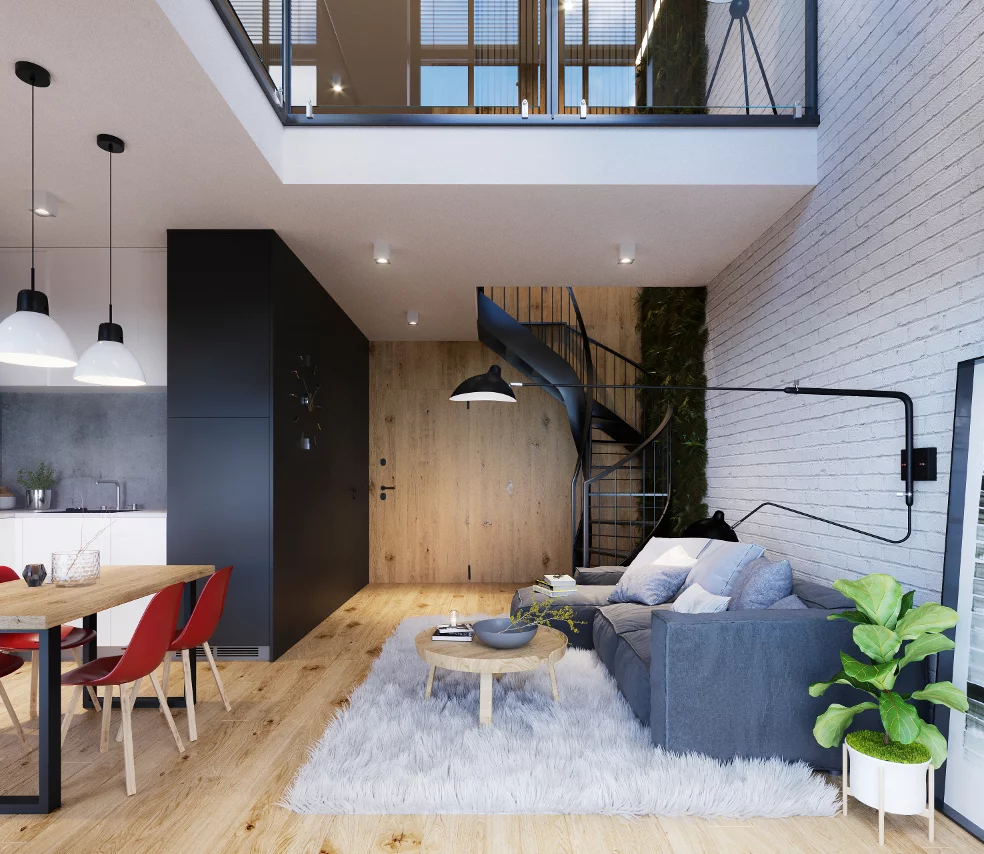 Apartamenty dwupoziomowe bez skosów – nowy trend w polskim budownictwie