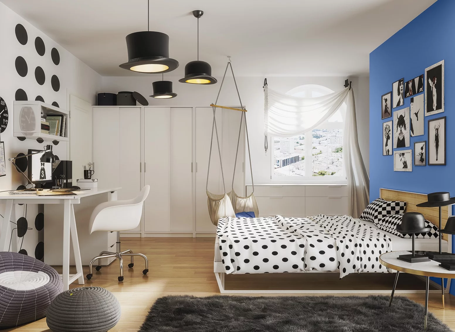 Calm, cool and casual – idealny pokój dla nastolatka