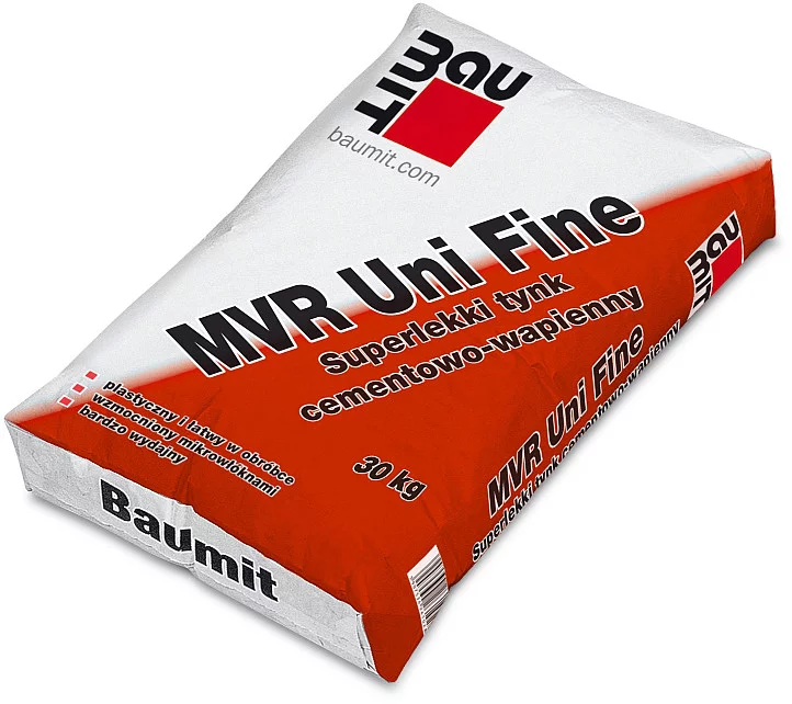 Lekko, gładko i wydajnie - tynk do wnętrz Baumit MVR Uni Fine