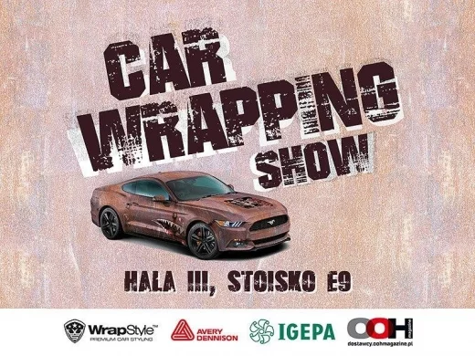 Pokazy oklejania Car Wrapping Show podczas targów FestiwalDruku.pl