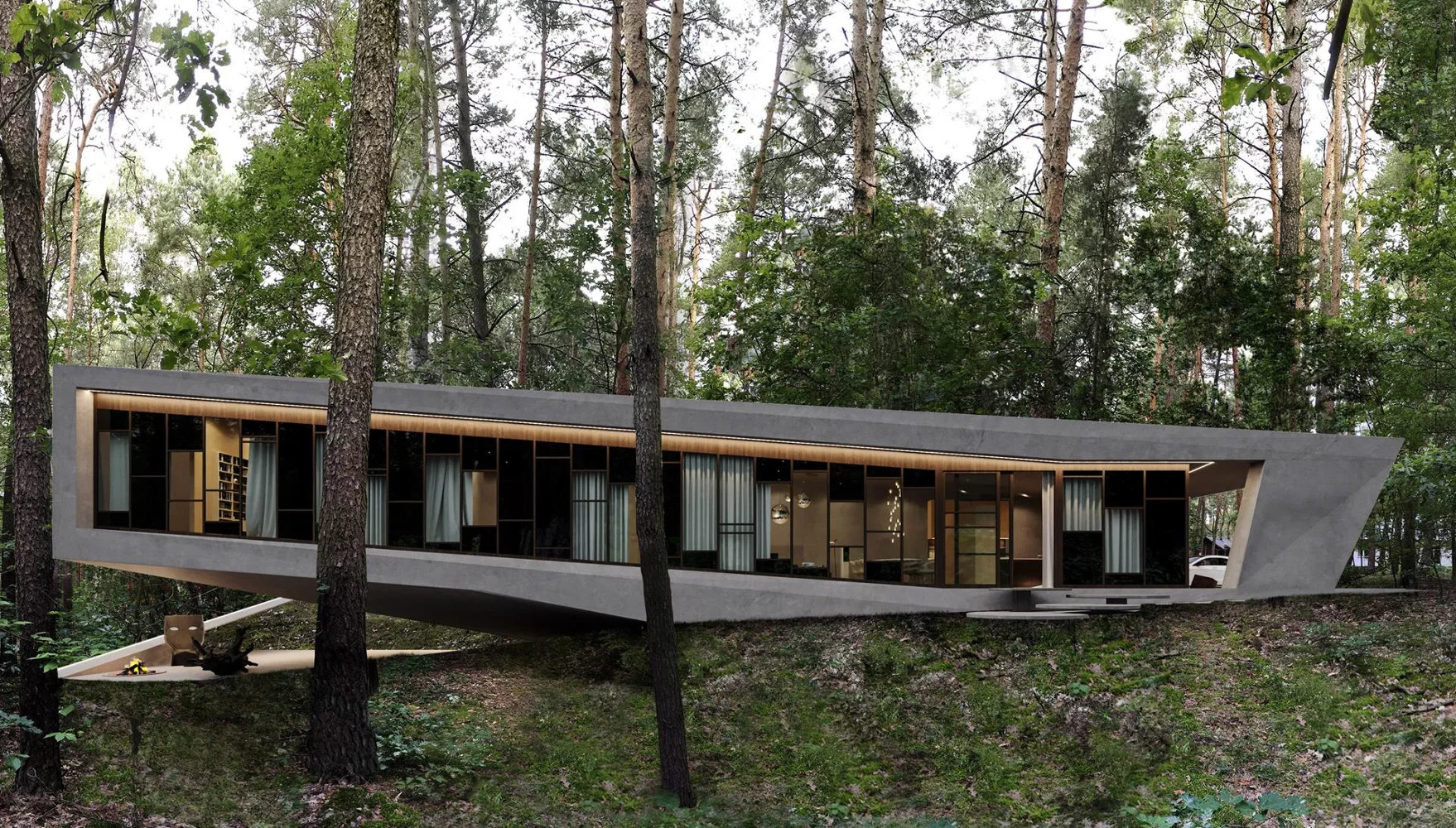 RE: JOSHUA TREE HOUSE,, projektu architekta Marcina Tomaszewskiego, REFORM Architekt