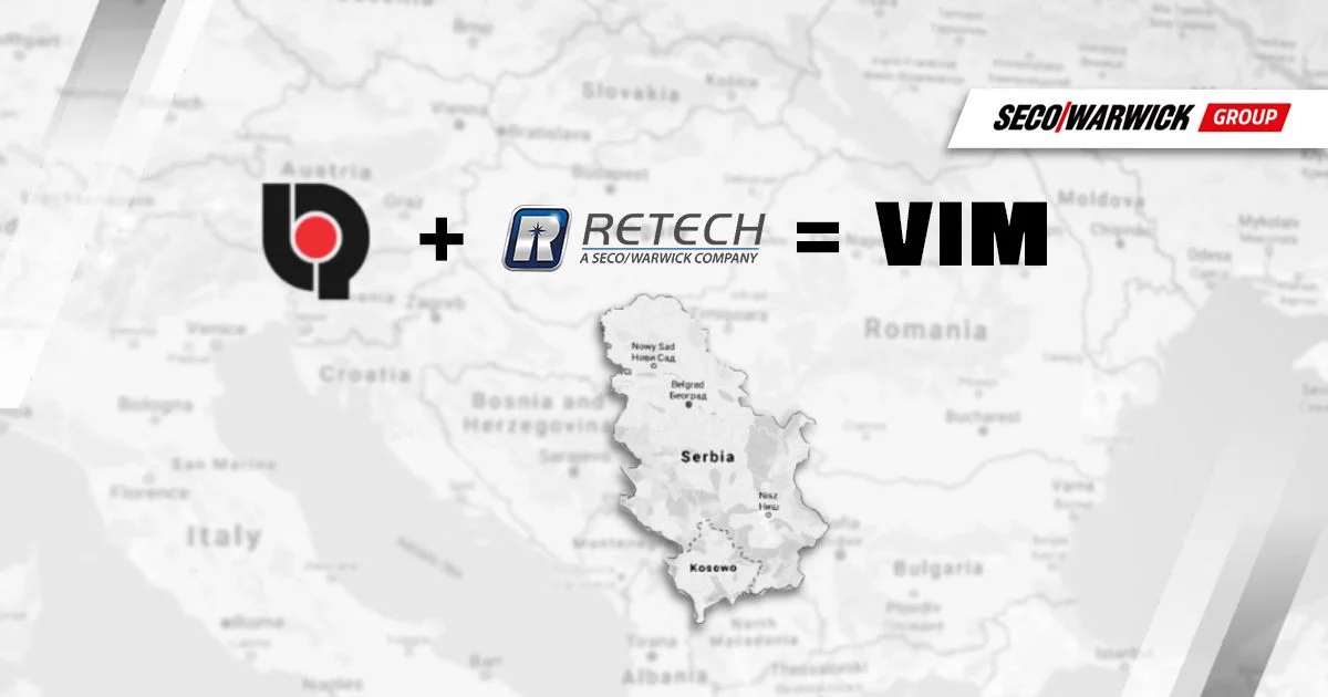Retech uruchamia ultraszybki piec indukcyjny (VIM) dla serbskiej odlewni - Livnica Preciznih Odlivaka