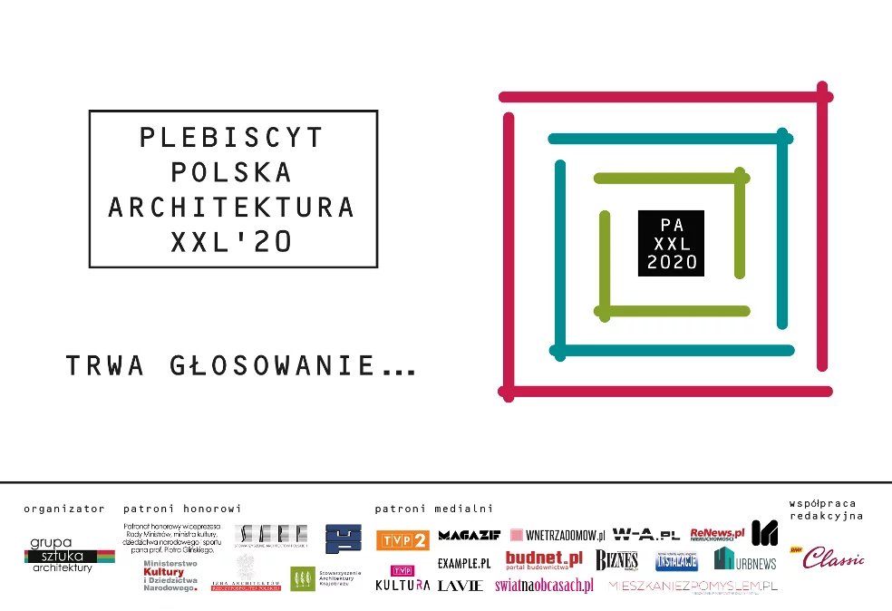Wystartował Plebiscyt Polska Architektura XXL 2020 – wybierz najlepszą realizację minionego roku