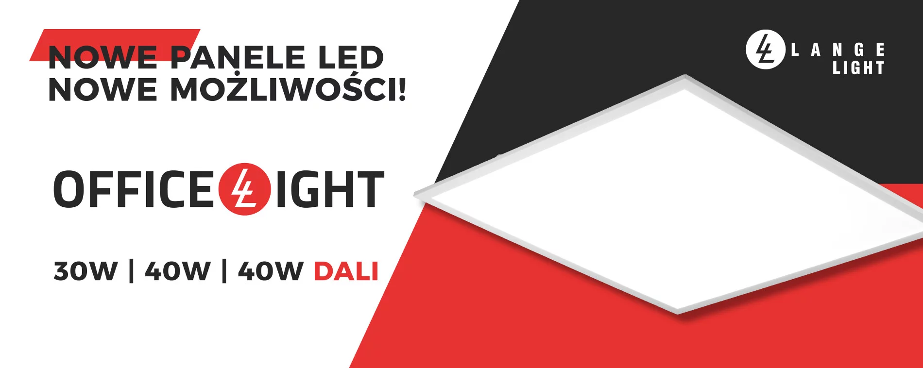 Nowe wersje sufitowych paneli LED Officelight w ofercie Lange Light!