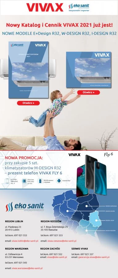 Nowy Katalog VIVAX, nowy cennik i nowa promocja VIVAX