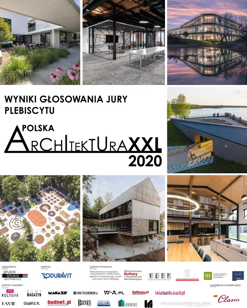 Zwycięzcy Plebiscytu Polska Architektura XXL 2020. Oto najlepsze realizacje minionego roku!