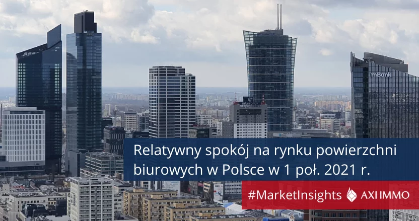Relatywny spokój na rynku powierzchni biurowych w Polsce