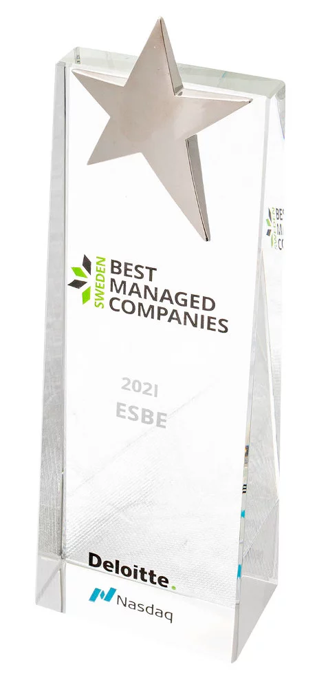 Kolejny sukces ESBE - nagroda Sweden’s Best Companies 2021