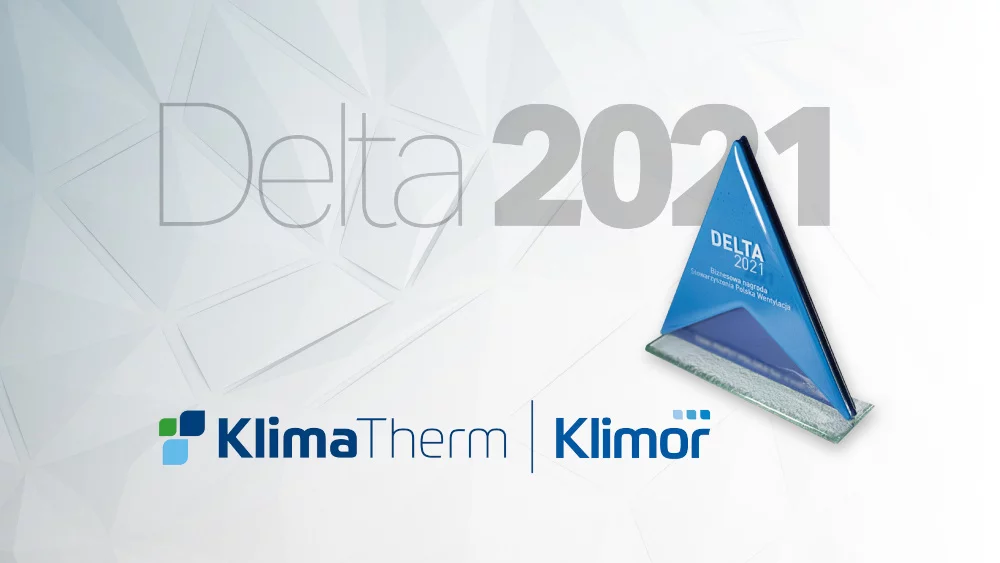 Klima-Therm i Klimor z nagrodami DELTA 2021