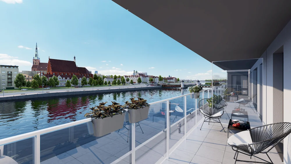 Mieszkania z widokiem na Odrę i lewobrzeżny Szczecin. J.W. Construction zbuduje apartamentowce na 800 mieszkań