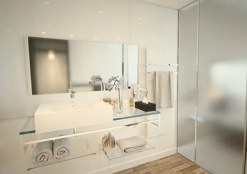 Nowy rok, nowa… łazienka! Innowacyjne szkło w domowym SPA