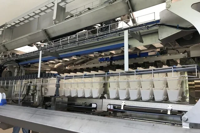Micarna 2019, The two 12 head linear weighers work like four individual machines I (MR)