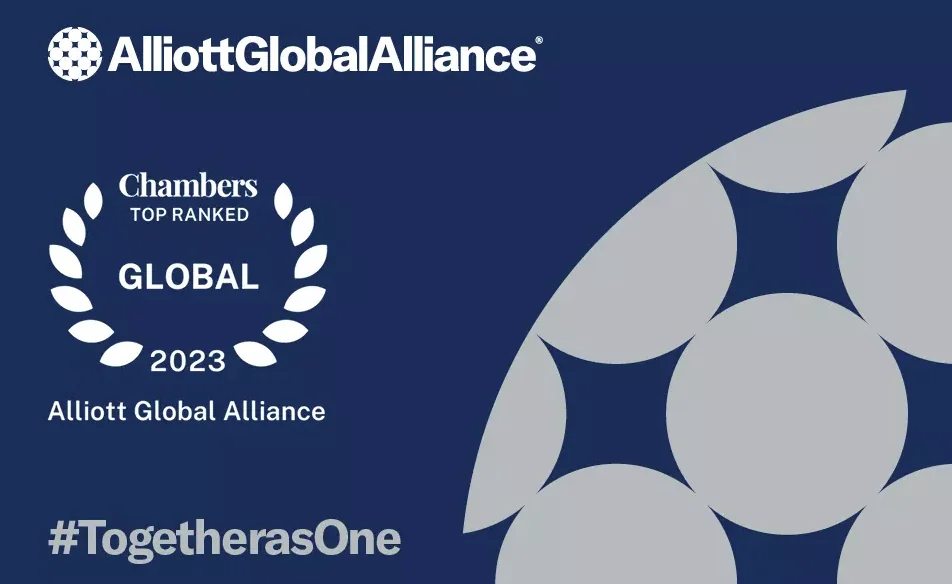 Alliott Global Alliance wyróżnione w rankingu Chambers Guide jako Band 1 Law Firm Network