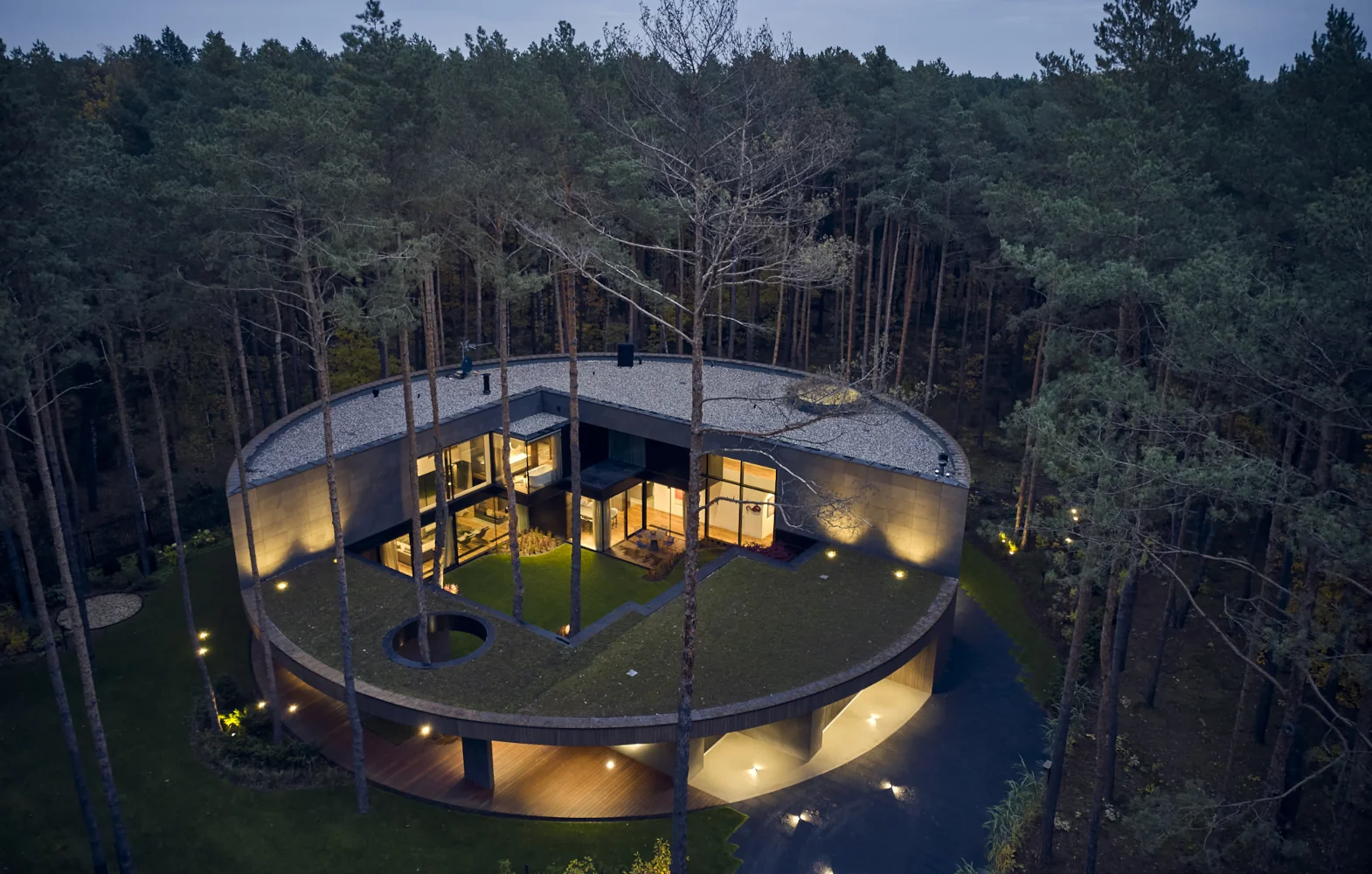 Circle Wood House - Mobius Architekci. Fot. Paweł Ulatowski