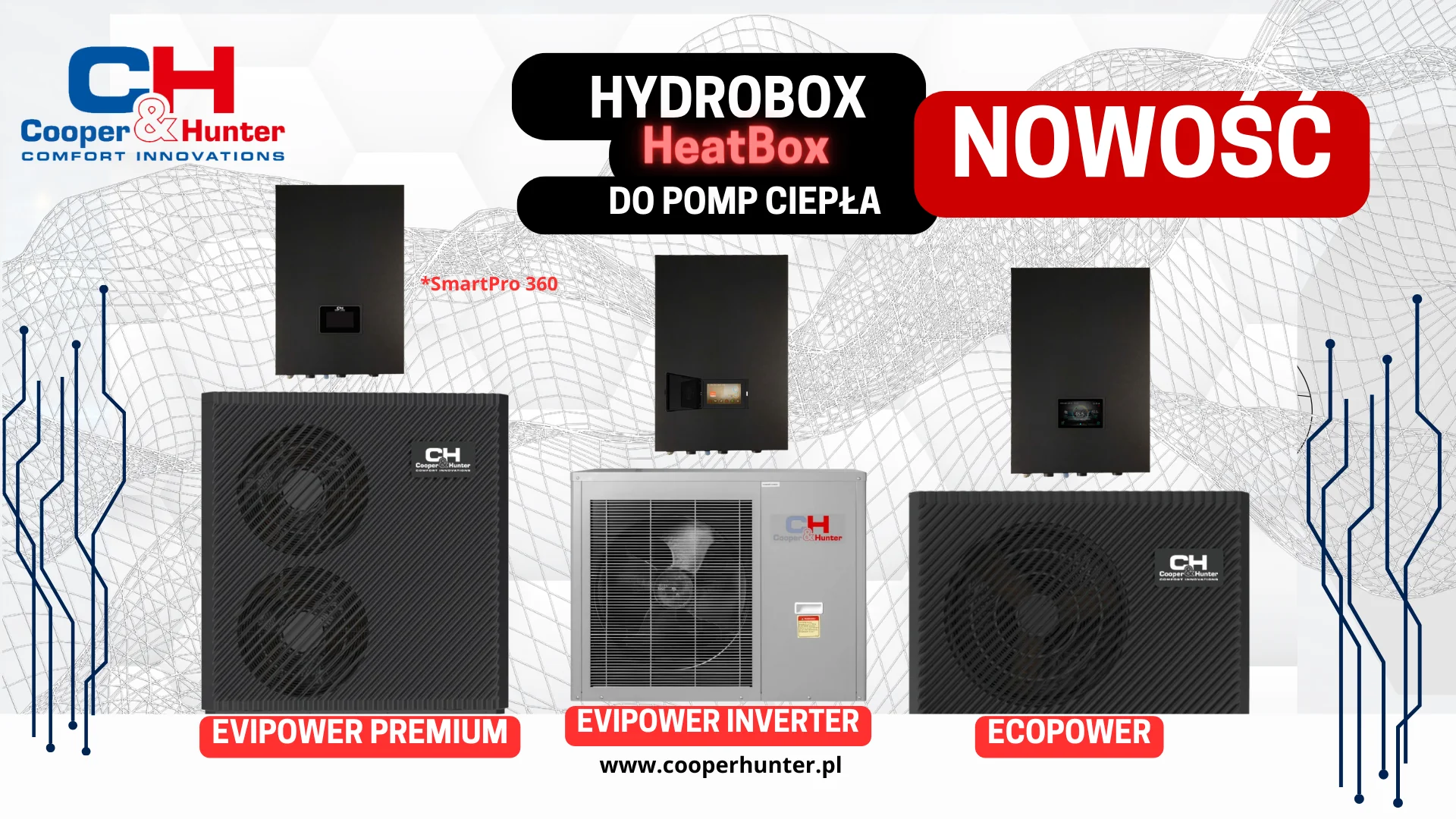 Nowość - Hydrobox HeatBox do pomp ciepła Cooper&Hunter