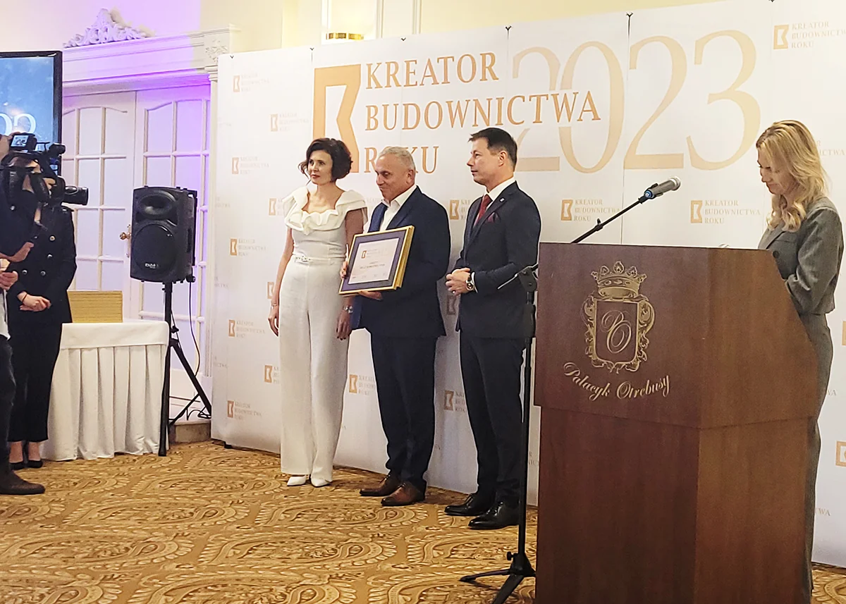 Mieczysław Joniec oraz Firma JONIEC® uhonorowani tytułem Kreator Budownictwa Roku 2023