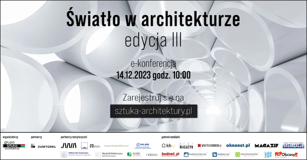 E-konferencja: Światło w architekturze. III edycja.