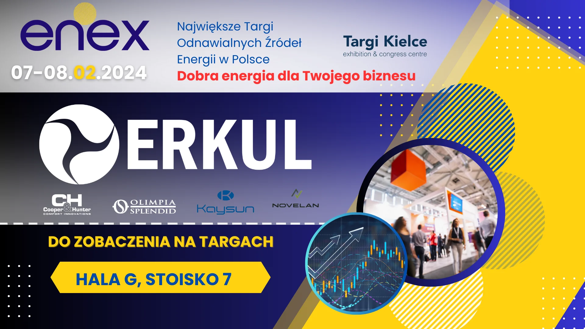 ERKUL – Importer HVAC zaprasza na Targi Enex / 07-08 luty 2024. Do zobaczenia w Kielcach