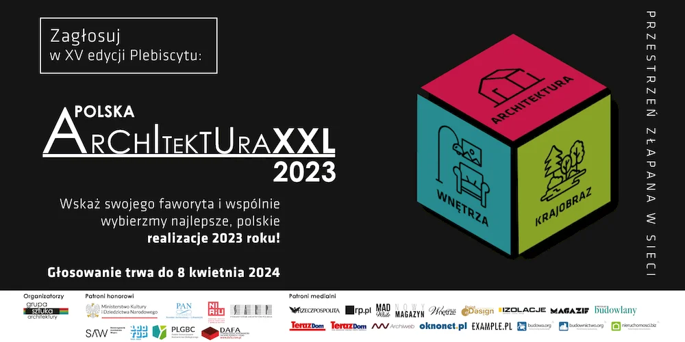 Zagłosuj w Plebiscycie Polska Architektura 2023. Wybierz najlepszą realizację architektoniczną minionego roku.