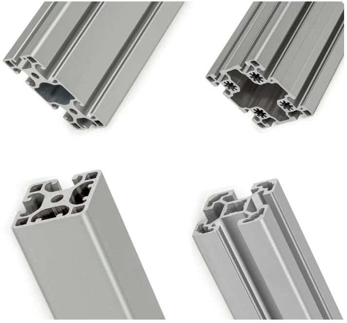 Aluminiowe profile konstrukcyjne z rowkiem teowym