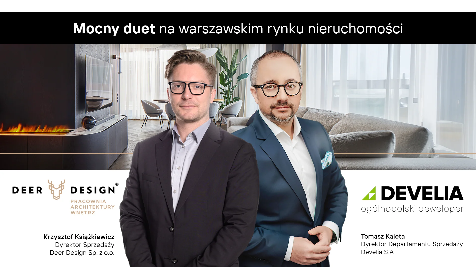 Mocny duet na warszawskim rynku nieruchomości. Deer Design i Develia łączą siły