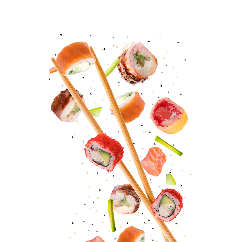 Drewniane pałeczki do sushi