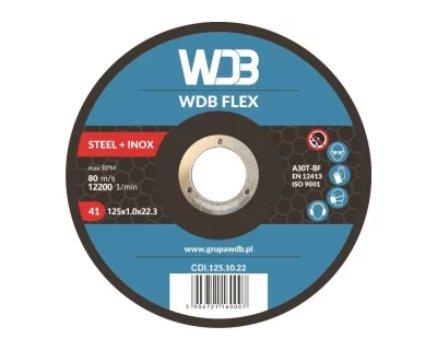 WDB FLEX – tarcze do cięcia i szlifowania metalu