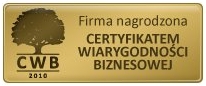 Certyfikat wiarygodności biznesowej 2010
