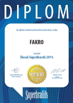 fakro, Marka otrzymała nagrodę Superbrands 2014