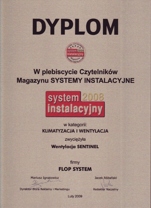Dyplom: System Instalacyjny 2008, Flop System