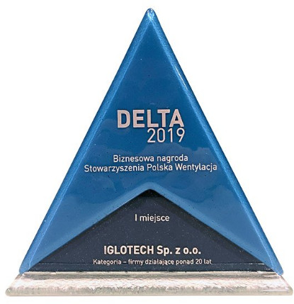 Biznesowa Nagroda Stowarzyszenia Polska Wentylacja Delta 2019