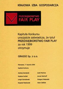 Przedsiębiorstwo FAIR PLAY 1999 GEA Refrigeration Poland Sp. z o.o. 