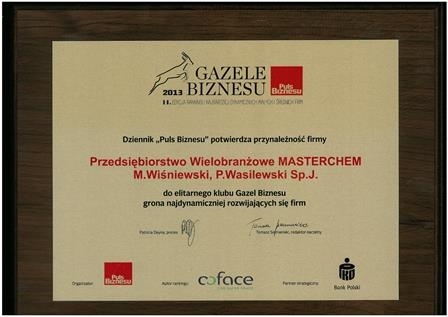 Gazele Biznesu 2013 Masterchem