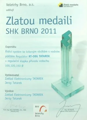 Złoty medal Brno 2011